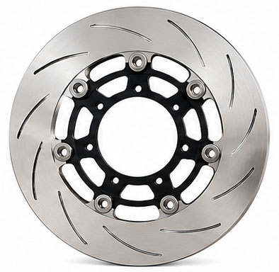 disque moto rainuré